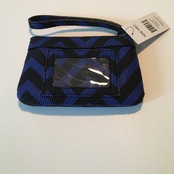 Black & blue Nine West Wristlet - Picture 2 of 5